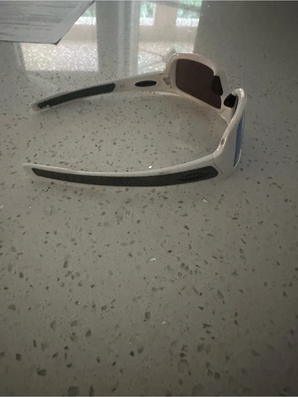 Oakley Turbine XS White Frame Blue Lens Kids Sunglasses